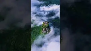 Unbelievable place where temples touch the clouds ☁️