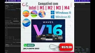 Como Instalar o Waves no Mac M4 , M3 , M2 , M1 , Intel e Windows