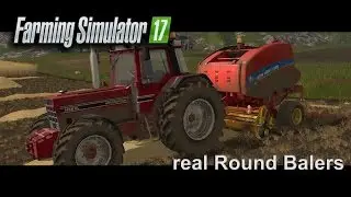 IHC 1455 XL  plus NewHolland Roll - real Round Balers  Test  ls 17 mods