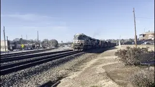 Norfolk Southern Trains in Downtown Austell: December 20th 2025