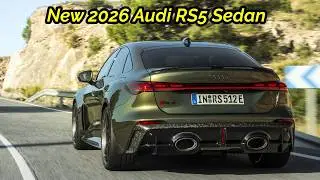 NEW 2026 Audi RS5 - Exhaust Sound 640HP V6 Hybrid // Driving, Exterior, and Interior