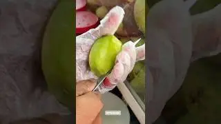 Ambarella fruits cutting skills #trending #streetfood