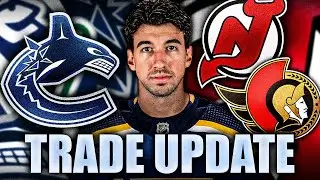 CANUCKS, DEVILS, & SENATORS TRADE UPDATE: JORDAN KYROU MOVE SOON? (Blues Rumours)