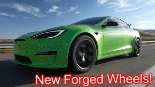 New Forged Martian Wheels on My Tesla Model S Plaid!
