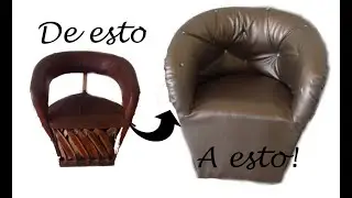 C&oacute;mo  TAPIZAR un SILL&Oacute;N EQUIPAL PASO A PASO