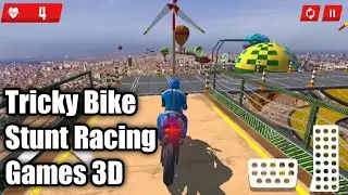 Tricky Bike Stunt Racing Games: New Bike Games 3D - Android Gameplay