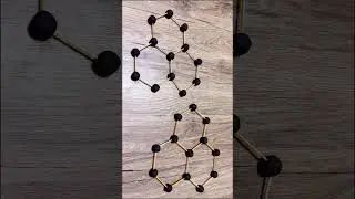 Graphite Structure  #diy #paperclay #shortsfeed #shortvideo #shorts #viral #trending #clay #craft