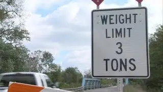 Weight Limits Reduced on Local Bridge