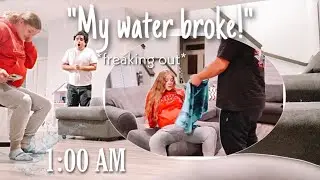 My Water Broke PRANK On Boyfriend!! |TheChanFam
