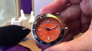 The Seiko Orange Samurai Dive Watch