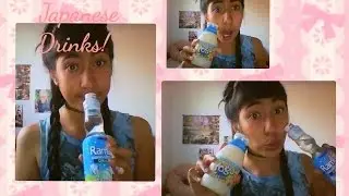 TRYING JAPANESE DRINKS l Ramune and Yogu Time!