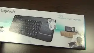 Unboxing and test of Logitech k400 Wireless Touch Keyboard in 3D
