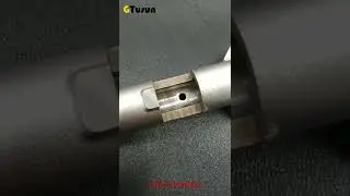 Engine fuel tube deburring in AFM process
