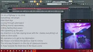Highway in my mind WIP11 Vocals original work in progress CyberpunkChillwave