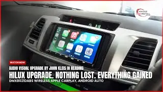 Built Tough. Now Smart | Toyota Hilux Goes Wireless CarPlay KENWOOD DMX8021DABS #toyota #caraudio