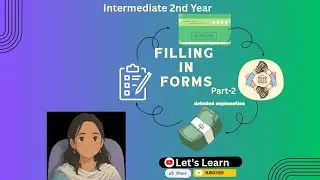 Filling in forms Intermediate 2nd year