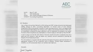 TBI investigating 'financial irregularities' at Appalachian Electric Cooperative