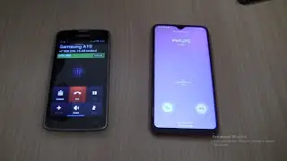 Over the Horizon Incoming call & Outgoing call at the Same Time Samsung Galaxy A10+PHILIPS