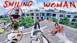 7 SPIDERMAN Vs SMILING WOMAN REAL LIFE ESCAPE 33.0 (Horror Parkour Pov Short) | Epic POV
