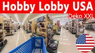 Hobby Lobby USA – Basteln, Deko & Geschenke | Mein Rundgang durch den Laden mit Einkaufstour