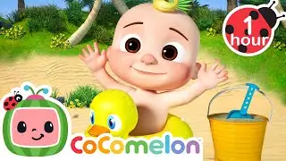 JJ&rsquo;s Big Day of Beach Sports and Games 🏐 | CoComelon 🍉 | 🔤 Subtitled Sing Along Songs 🔤