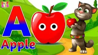Phonics Song 2 with TWO Words in 3D - A For Apple🍎🍏- ABC Alphabet Songs with Sounds for Children's