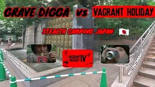 Stealth Camping Vagrant Holiday's spot Japan! Channel One Year Anniversary Special / Ueno Park Japan