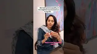 Me taking Homoeopathy at the slightest inconvenience in my life | Bakson's Homoeopathy