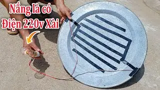 Cách Phát Điện 220v Bằng Năng Lượng Mặt Trời Ai Cũng Làm Được - Không lo mất điện nữa