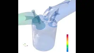 Port fuel injection simulation using CONVERGE CFD.