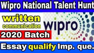 wipro elite - NLTH Essay writing Part-2 | most important topics | tips for essay writing | InfraMind