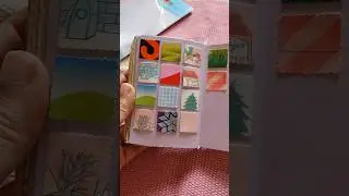 ASMR | stamp punching craft | creative journaling | paper crafting | DIY craft ❤️🩷🌻 Beauty of art 🎨✨