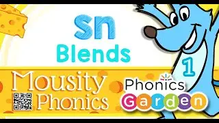 SN Blend | Consonant Blend | Mousity Phonics | Phonics Garden