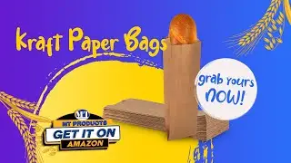 MT Products Brown Paper Bags Wine Bags or For Freshly Baked Goods