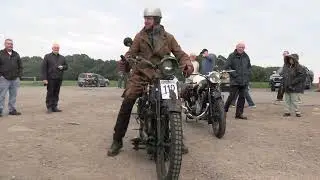 A 1914 Bradbury (750cc) V-twin Motorcycle at the 2024 Pioneer Run