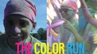 COLOR RUN - Long island edition | So Many Colors | 1st place run fail | A Car Gets paint all over it