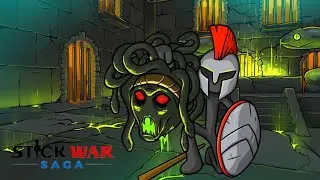 Stick War: Saga - KING ZAREK'S MAP - Gameplay Part 1
