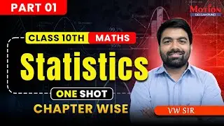 Class 10 Maths &ndash; Statistics | ONE SHOT Revision with PYQs | VW Sir | CBSE