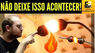 O QUE Fazer para o Resistor NÃO PEGAR FOGO no Circuito? Eletronica Facil