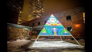 Toronto Light Fest is a massive light festival and it's totally free