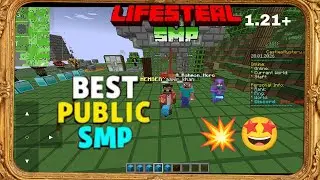 🤩Best Minecraft Public Smp 24/7 | cracked java/bedrock #viral #video 