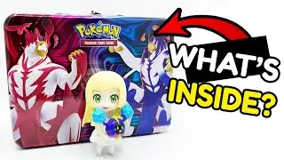 OPENING the BATTLE STYLES COLLECTORS CHEST SPRING 2021 TIN! (Pokemon Lunch Box lol)