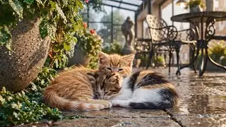 1 Hours Of Night Garden Music for Cats 😻 Soothing Music for Sleep & Stress Relief 🌙 Cat TV