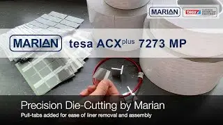 Die-cut tesa ACX plus 7273 Multi-Purpose | Double Coated Foam Tape Demo