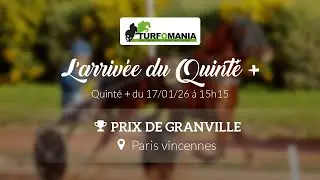 Turfomania Arriv&eacute;e quint&eacute; du Samedi 17 Janvier 2026