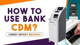 How to use CDM | band credit deposit machine | bank alflah | Bank ATM