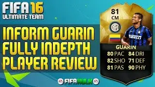 Обзор игрока FIFA 16 IF GUARIN | CM 81 | с показателями эффективности и игровой статистикой