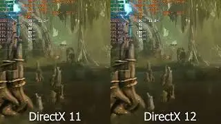 Borderlands 3 / Badass Preset DX11 vs DX12 Benchmark / i5-10400F + RX 6600 XT / 1080p