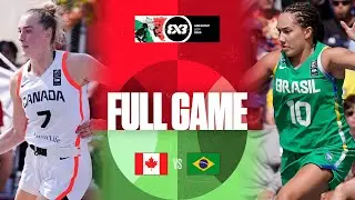 Canada 🇨🇦 vs Brazil 🇧🇷 | Women | Full Semi-Finals Game | FIBA 3x3 AmeriCup 2025