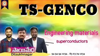 TS GENCO NOTIFICATION |ONLINE CLASEES |GENCO Engineering materials class | Online Classes